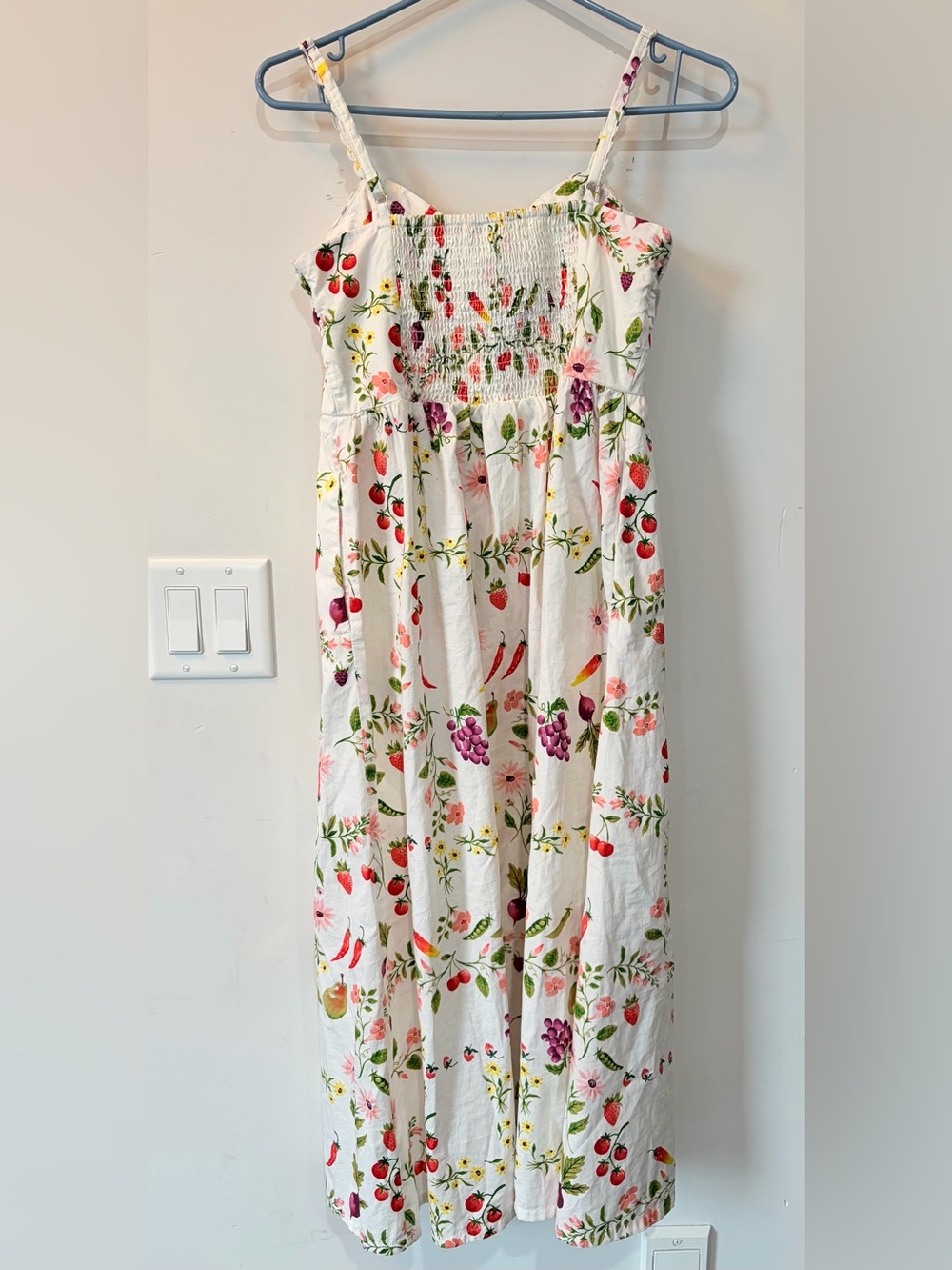 Adorable Old Navy tie-front midi fit & flare dress - Picture 7 of 12